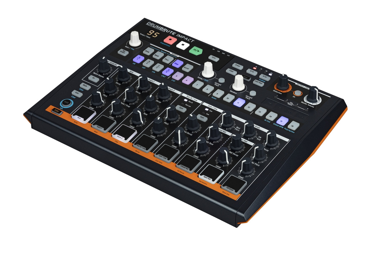 Arturia Drumbrute Impact Analog Drum Machine (561101) | Musician