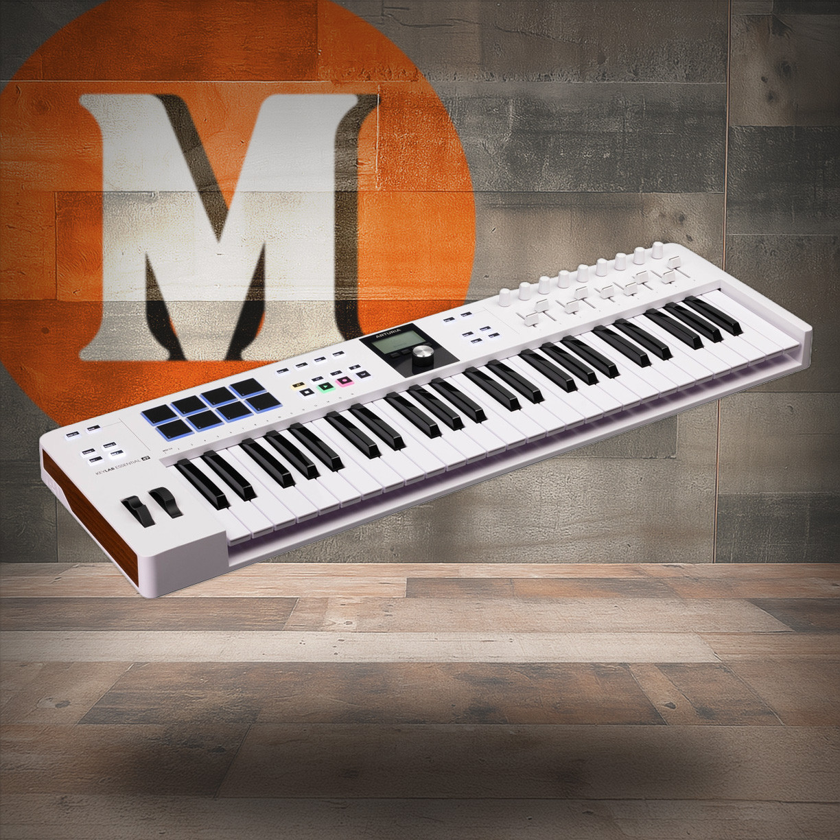 Arturia KeyLab Essential Mk3 49-Key MIDI Controller - White