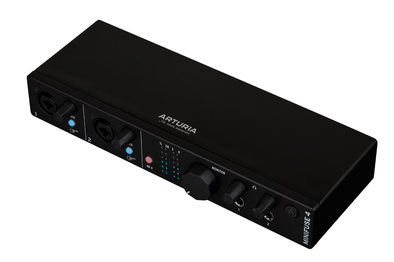 Arturia Minifuse 4 Usb Audio Interface - Black (800103) | Musician Madness