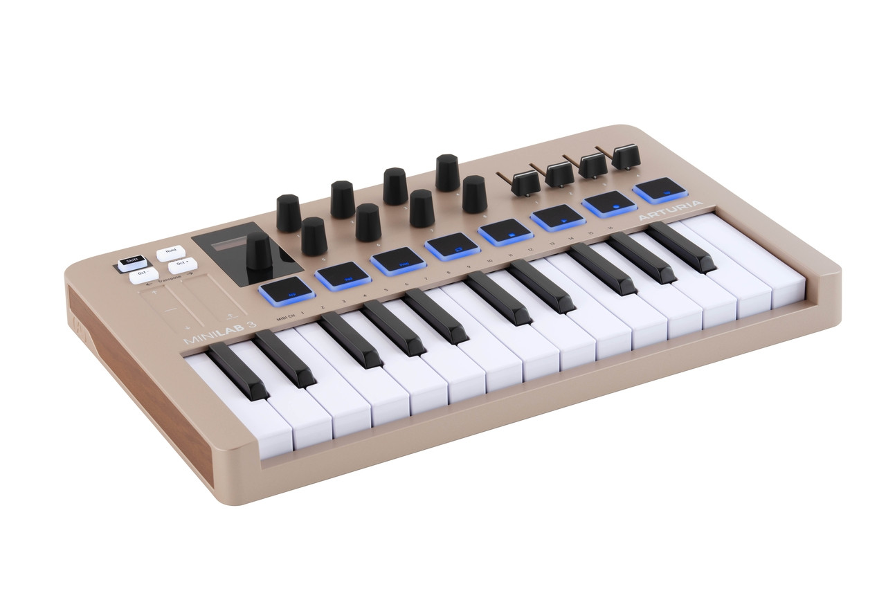 Arturia Minilab 3 25-key Usb Midi Controller - Champagne Limited