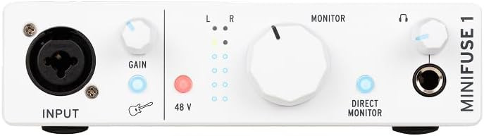 Arturia MiniFuse 1 USB Audio Interface - White (800111) | Musician Madness