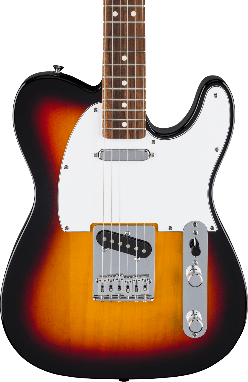Fender Standard Telecaster Laurel Fingerboard, White Pickguard, 3-Color Sunburst | Musician Madness