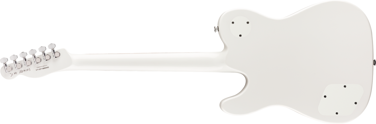 Fender Jim Adkins JA-90 Telecaster Thinline, Laurel Fingerboard, White | Musician Madness