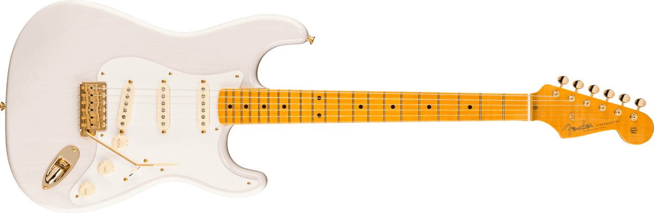 Fender Limited Edition American Vintage II 1957 Stratocaster Flame Maple Fingerboard, White Blonde | Musician Madness