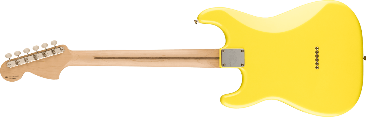 Fender Tom DeLonge Stratocaster Rosewood Fingerboard, Graffiti Yellow | Musician Madness