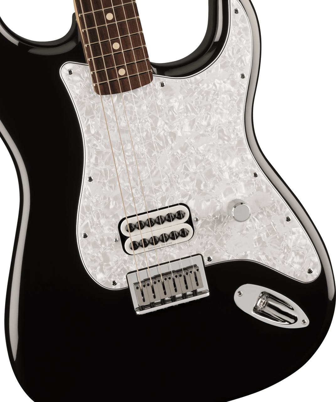 Fender Tom DeLonge Stratocaster Rosewood Fingerboard, Black | Musician Madness
