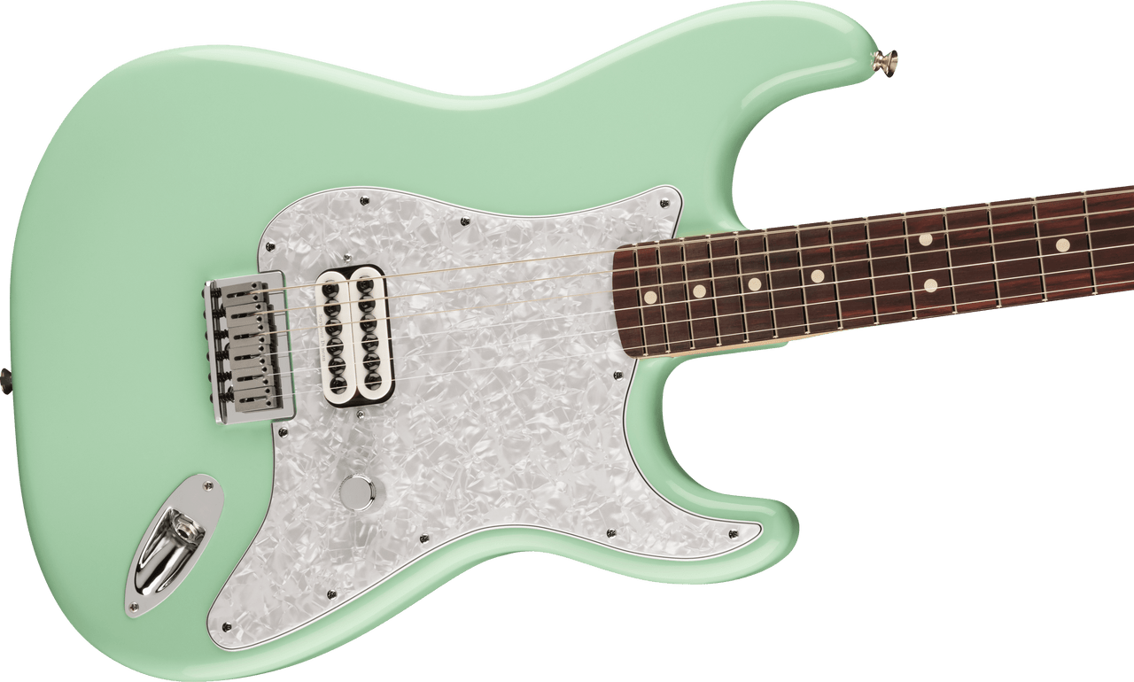 Fender Tom DeLonge Stratocaster Rosewood Fingerboard, Surf Green | Musician Madness