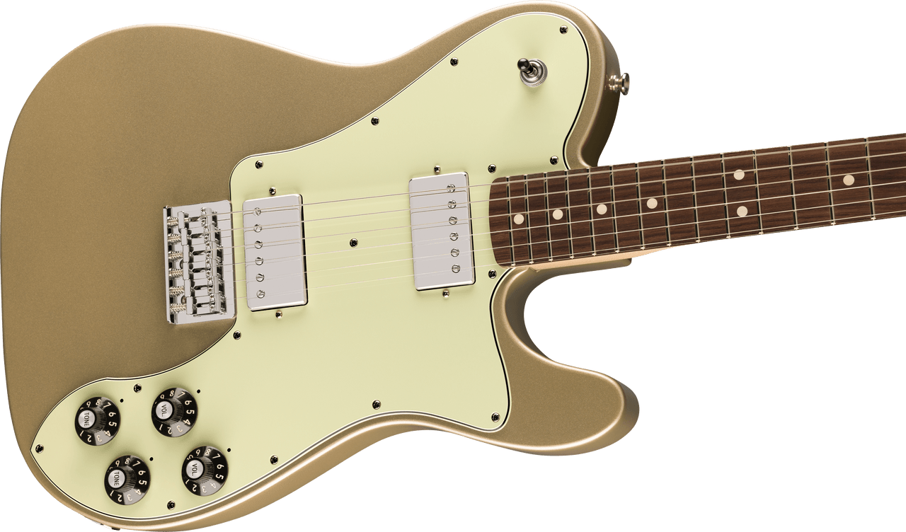 Fender Chris Shiflett Telecaster Deluxe, Rosewood Fingerboard, Shoreline Gold | Musician Madness