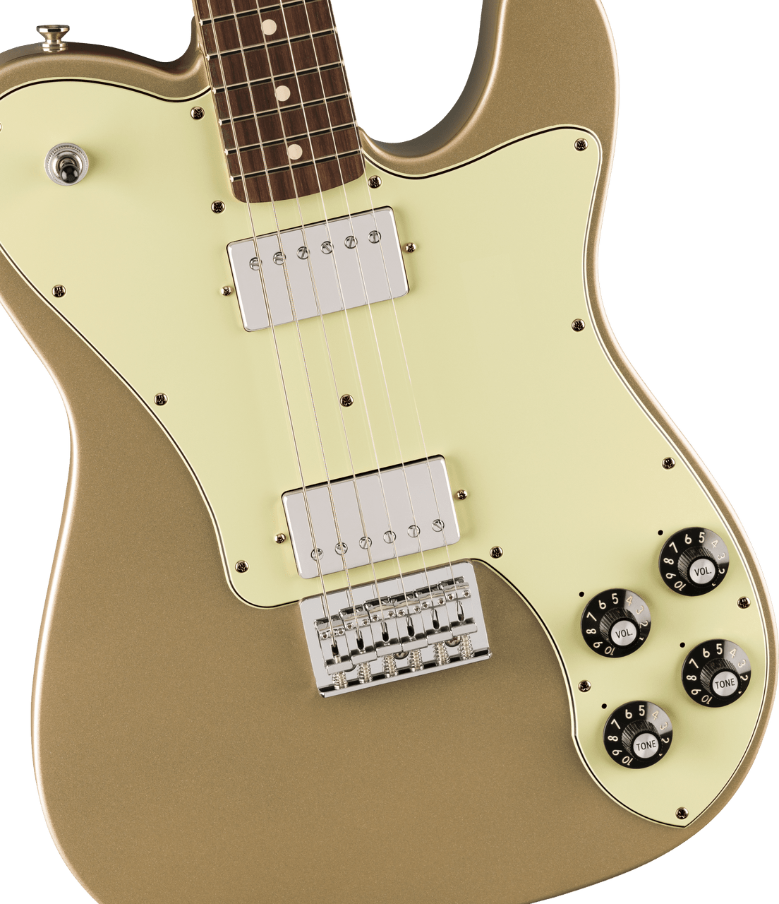 Fender Chris Shiflett Telecaster Deluxe, Rosewood Fingerboard, Shoreline Gold | Musician Madness