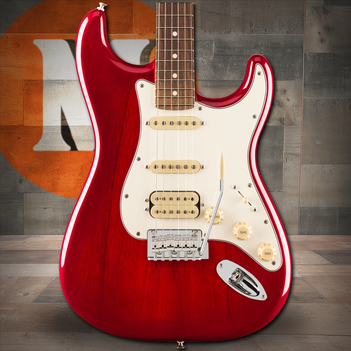 Fender Player II Stratocaster HSS, Rosewood Fingerboard, Transparent Cherry Burst | Musician Madness