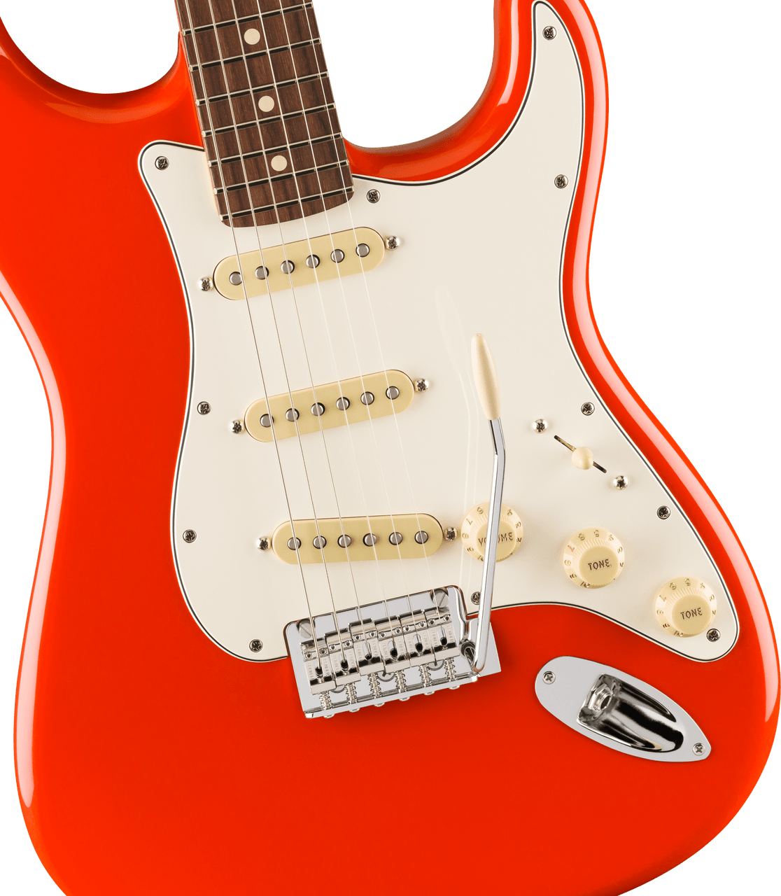 Fender Player II Stratocaster Rosewood Fingerboard, Coral Red | Musician Madness
