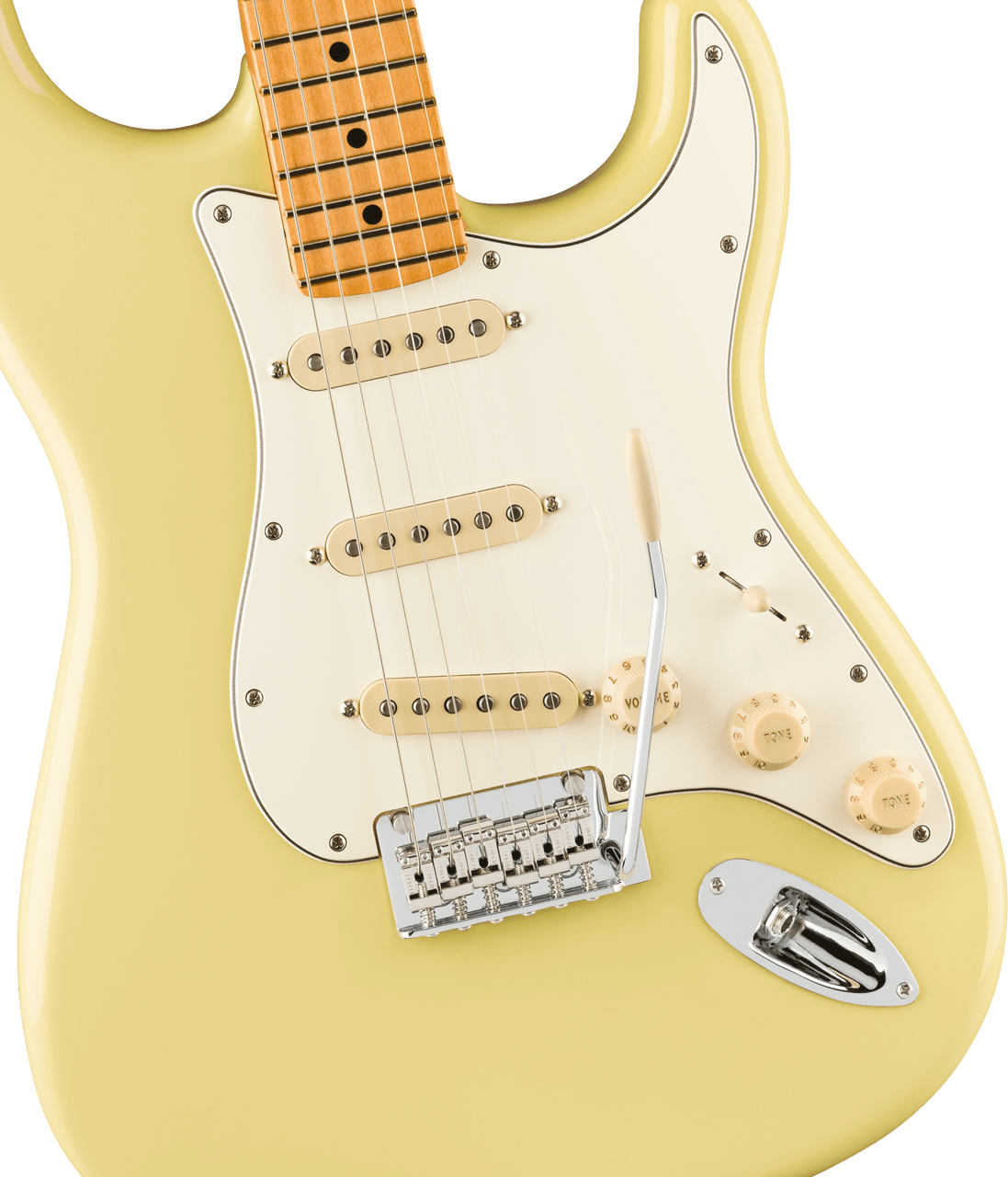 Fender Player II Stratocaster Maple Fingerboard, Hialeah Yellow | Musician Madness