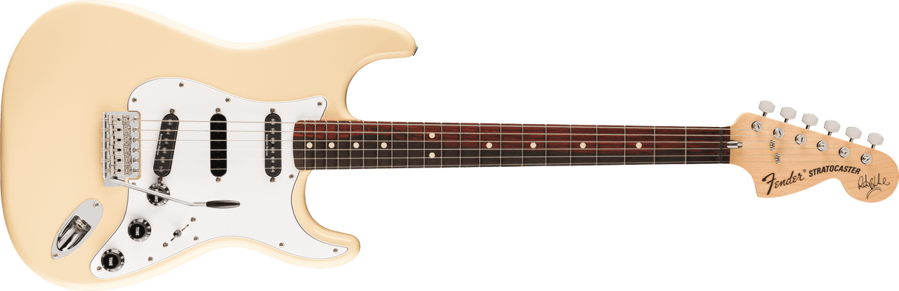 Fender Ritchie Blackmore Stratocaster Scalloped Rosewood Fingerboard, Olympic White | Musician Madness