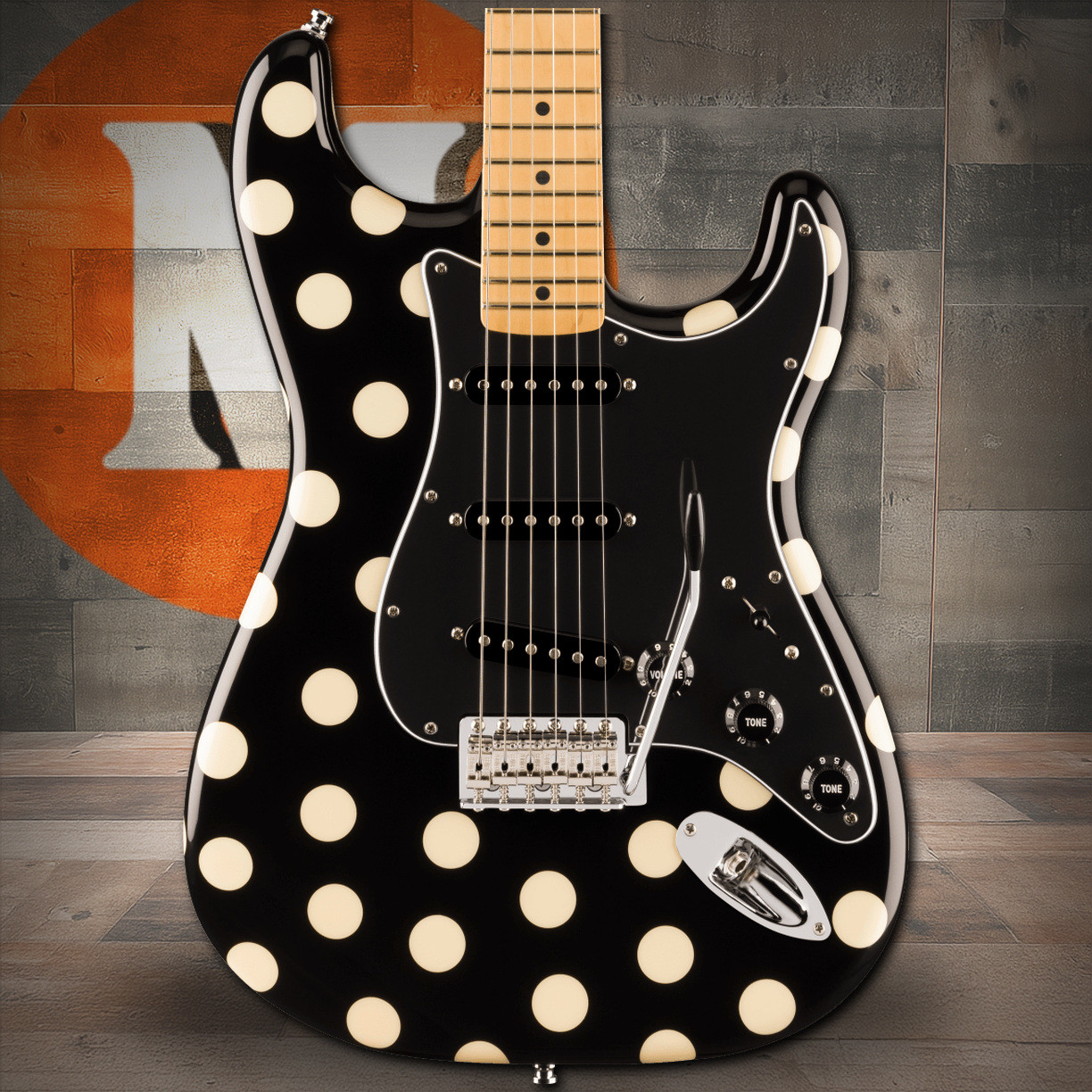 Fender Buddy Guy Standard Stratocaster Maple Fingerboard, Polka Dot Finish | Musician Madness