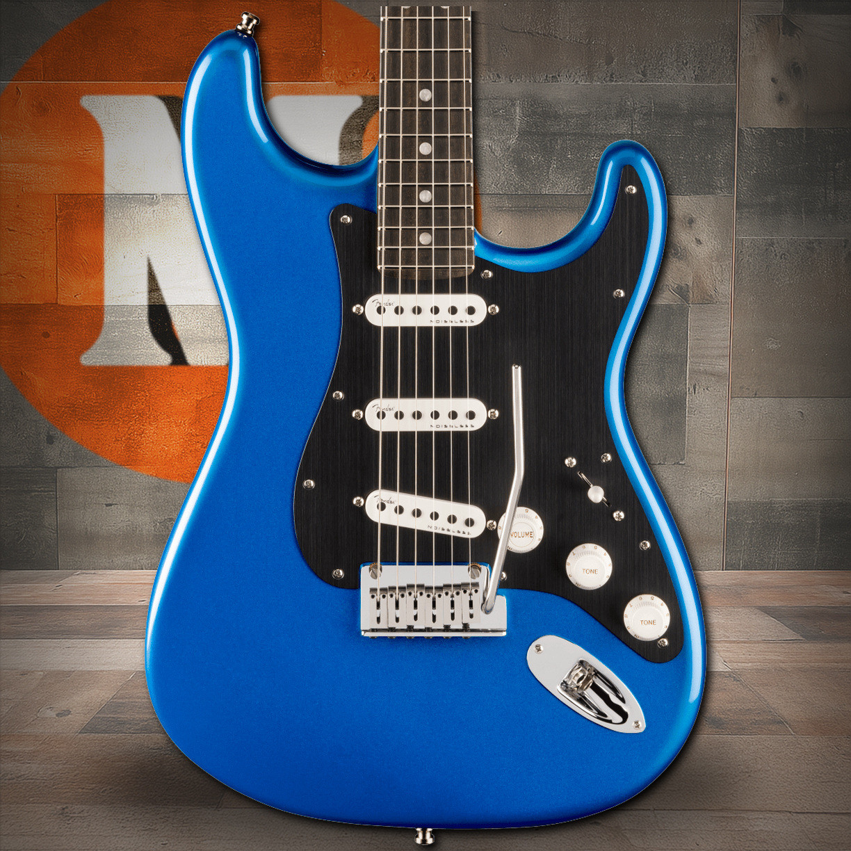 Fender American Ultra II Stratocaster Ebony Fingerboard, Noble Blue | Musician Madness