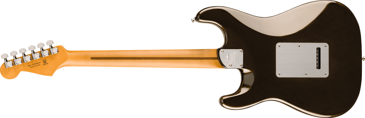 Fender American Ultra II Stratocaster Ebony Fingerboard, Texas Tea | Musician Madness