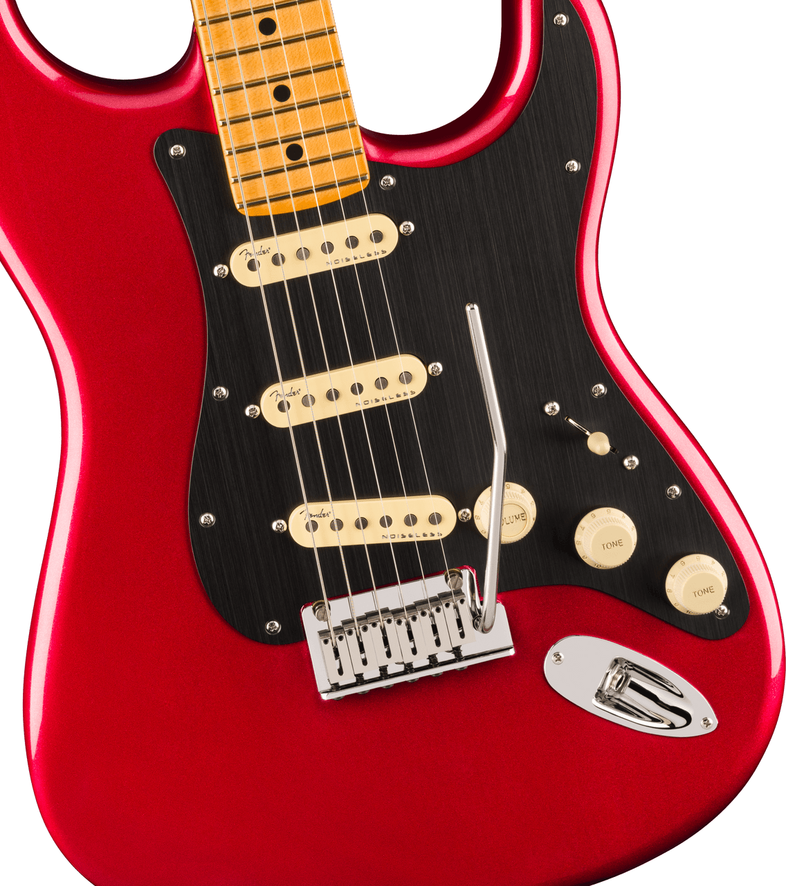 Fender American Ultra II Stratocaster Maple Fingerboard, Sinister Red | Musician Madness