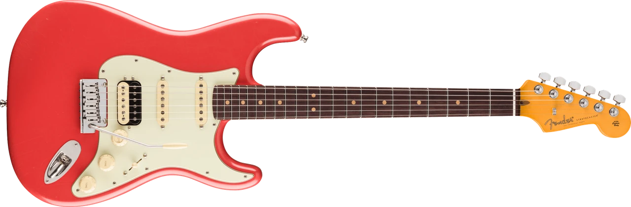 Fender American Ultra Luxe Vintage '60s Stratocaster HSS, Rosewood Fingerboard, Fiesta Red | Musician Madness