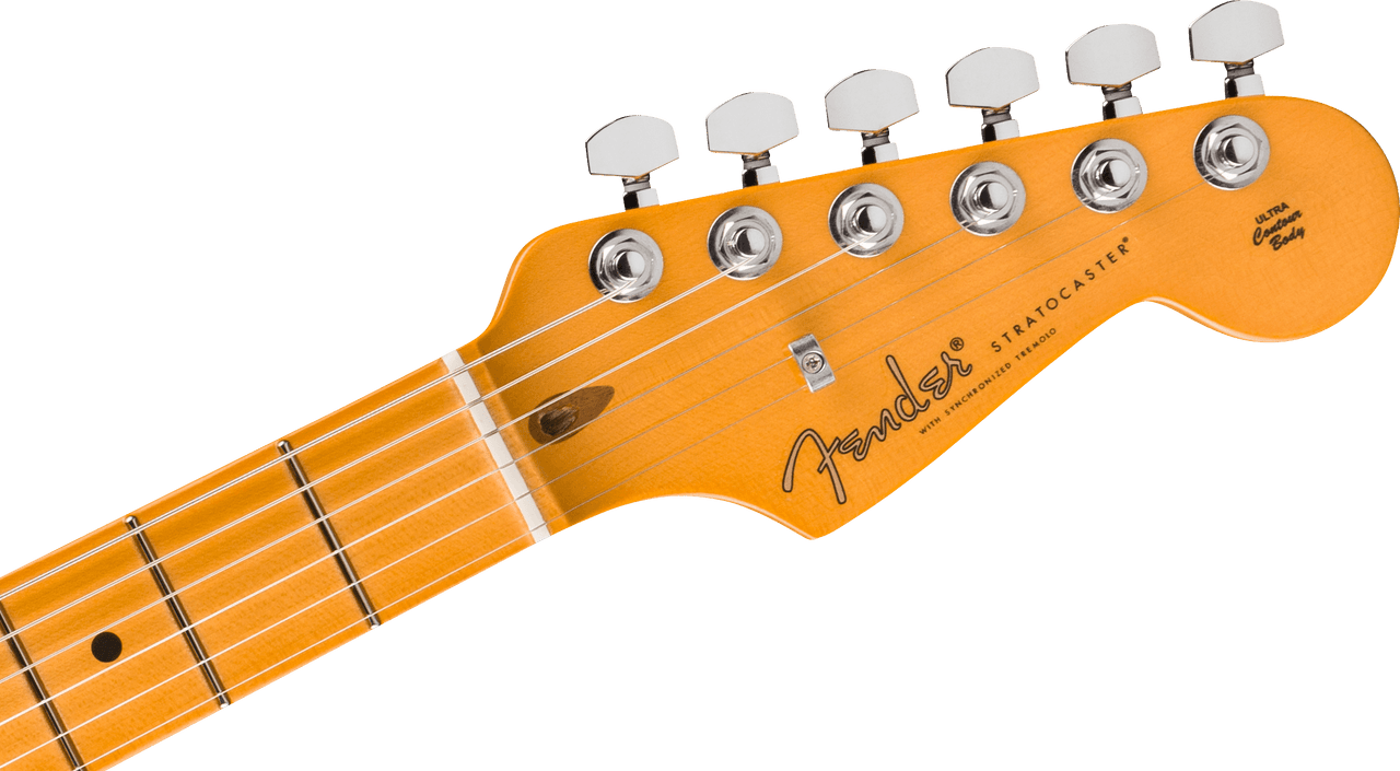 Fender American Ultra Luxe Vintage '50s Stratocaster Maple Fingerboard, White Blonde | Musician Madness