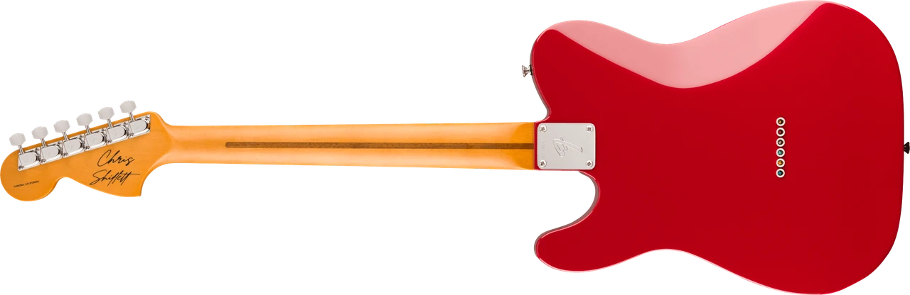 Fender Chris Shiflett Cleaver Telecaster Deluxe, Rosewood Fingerboard, Dakota Red | Musician Madness