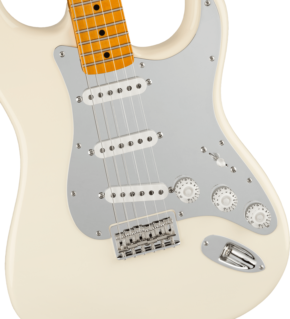 Fender Nile Rodgers Hitmaker Stratocaster Maple Fingerboard, Olympic White | Musician Madness