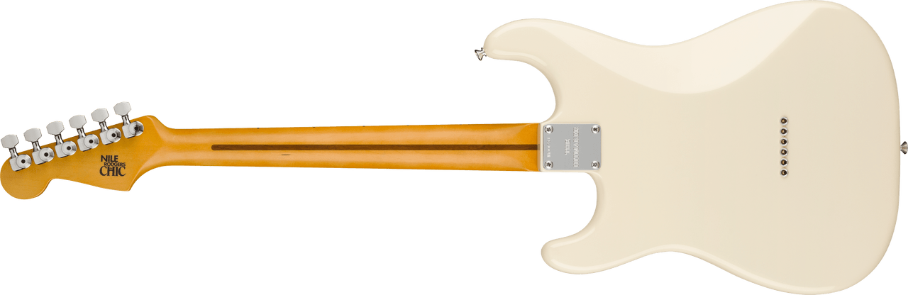 Fender Nile Rodgers Hitmaker Stratocaster Maple Fingerboard, Olympic White | Musician Madness