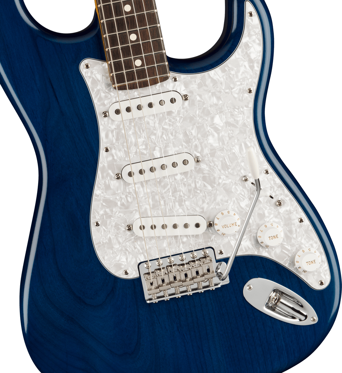Fender Cory Wong Stratocaster Rosewood Fingerboard, Sapphire Blue Transparent | Musician Madness