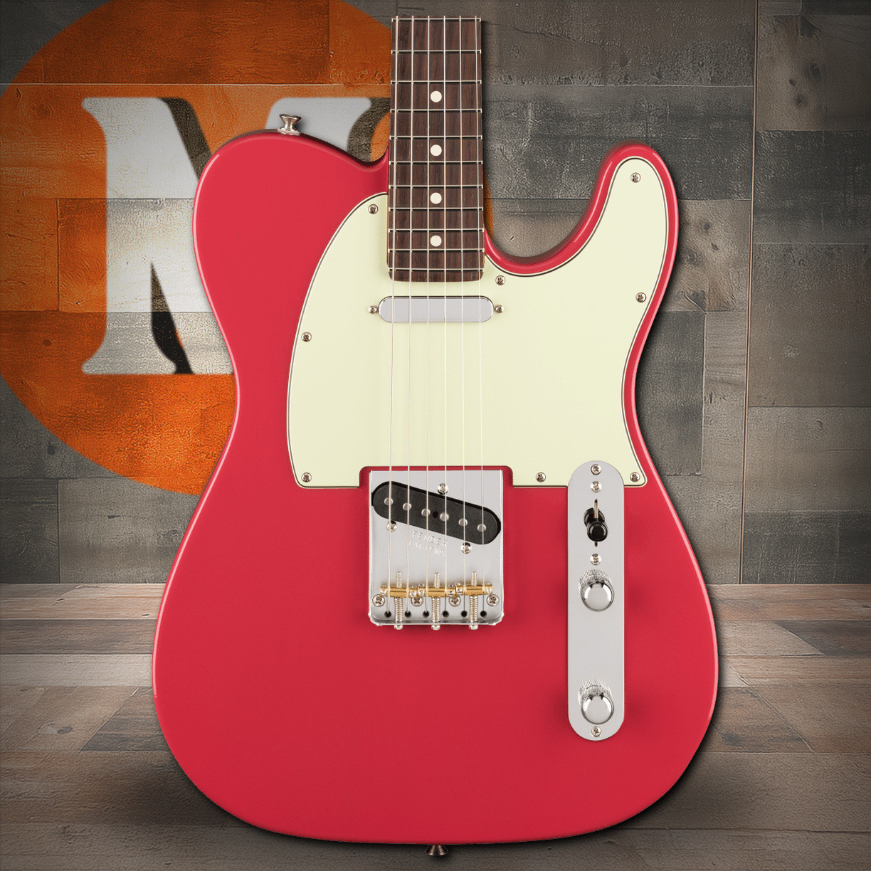 Fender American Professional Classic Telecaster Rosewood Fingerboard, Faded Dakota Red | Musician Madness