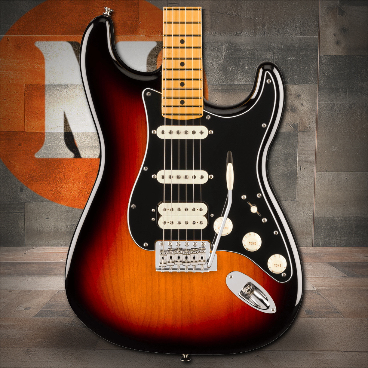 Fender American Professional Classic Stratocaster HSS, Maple Fingerboard, 3-Color Sunburst | Musician Madness
