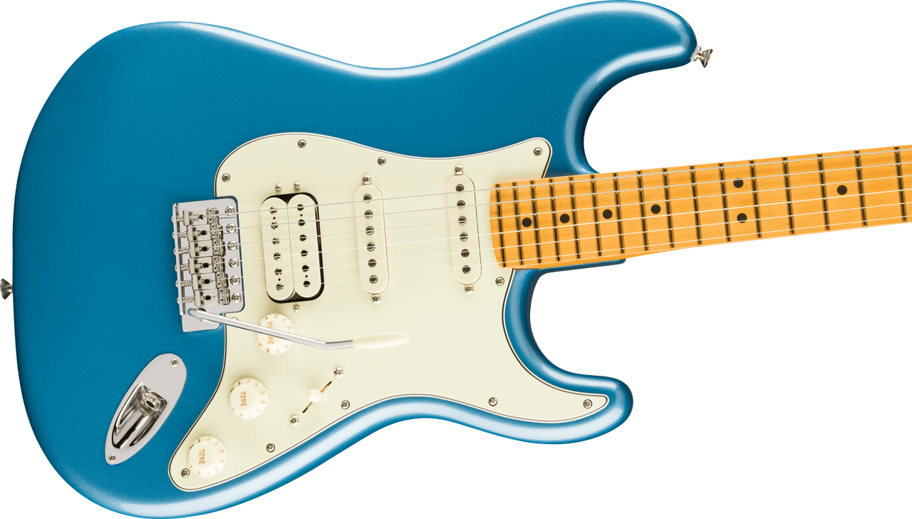 Fender American Professional Classic Stratocaster HSS, Maple Fingerboard, Faded Lake Placid Blue | Musician Madness