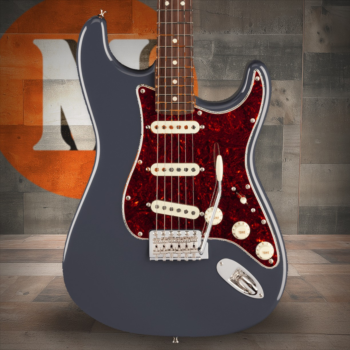 Fender American Professional Classic Stratocaster Rosewood Fingerboard, Faded Black | Musician Madness