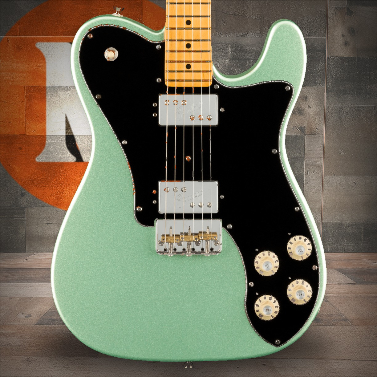Fender American Professional II Telecaster Deluxe, Maple Fingerboard, Mystic Surf Green | Musician Madness