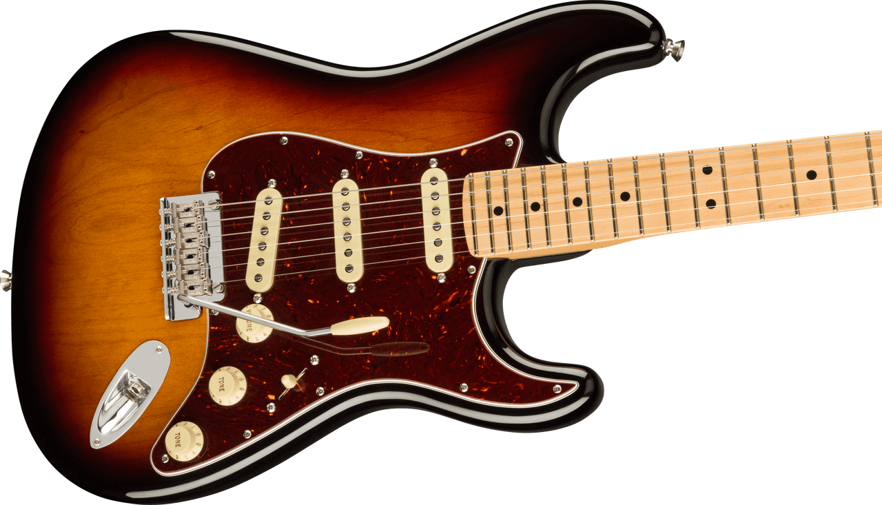 Fender American Professional II Stratocaster Maple Fingerboard, 3-Color Sunburst | Musician Madness