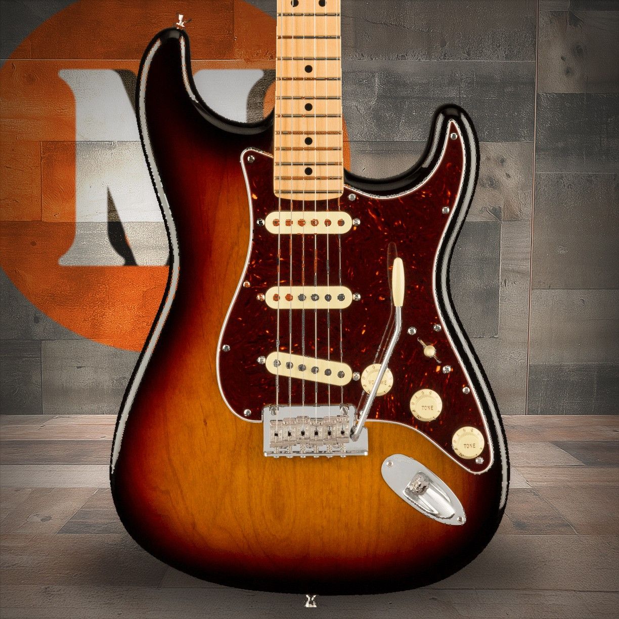 Fender American Professional II Stratocaster Maple Fingerboard, 3-Color Sunburst | Musician Madness