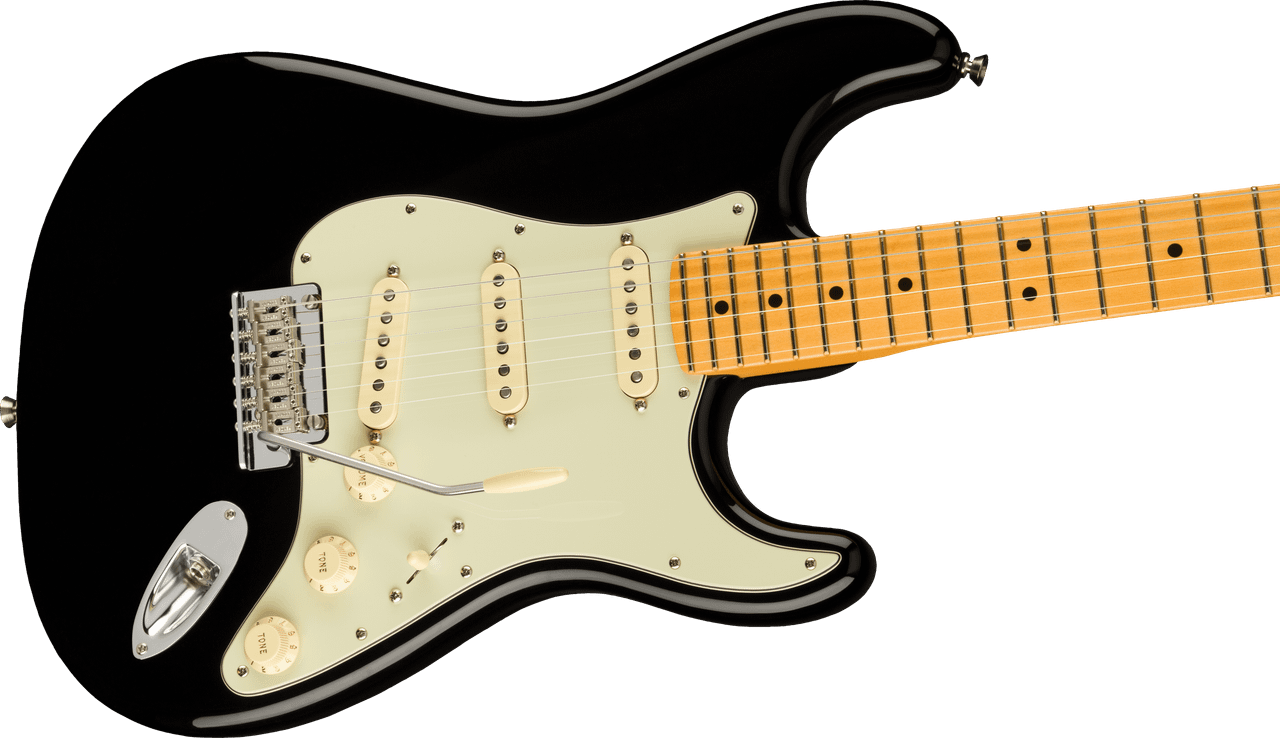 Fender American Professional II Stratocaster Maple Fingerboard, Black | Musician Madness