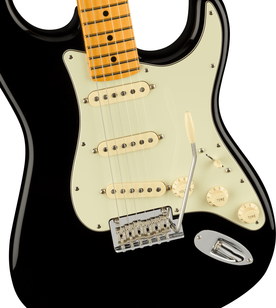 Fender American Professional II Stratocaster Maple Fingerboard, Black | Musician Madness