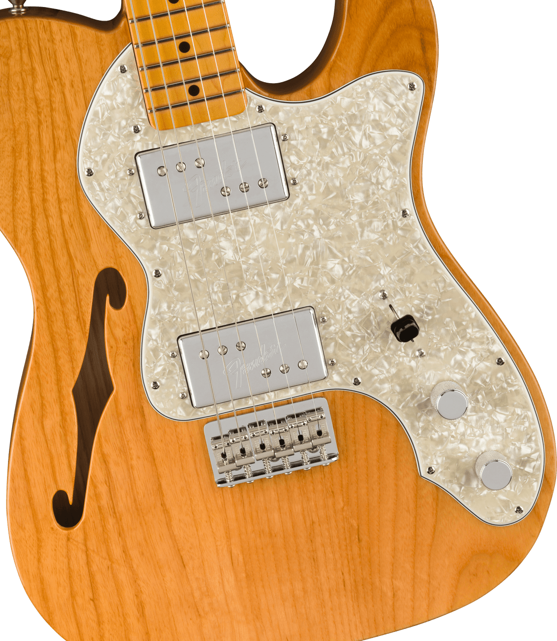 Fender American Vintage II 1972 Telecaster Thinline, Maple Fingerboard, Aged Natural | Musician Madness