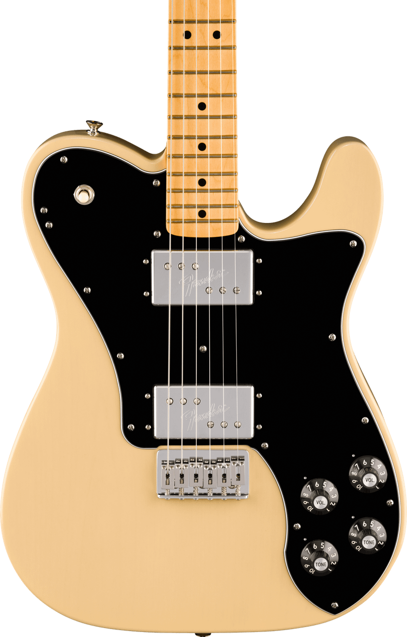 Fender American Vintage II 1975 Telecaster Deluxe, Maple Fingerboard, Vintage Blonde | Musician Madness