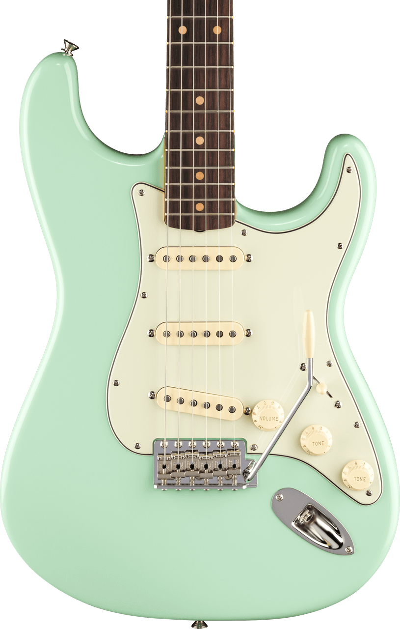 Fender American Vintage II 1961 Stratocaster Rosewood Fingerboard, Surf Green | Musician Madness
