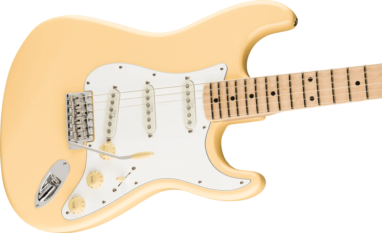 Fender Yngwie Malmsteen Stratocaster Scalloped Maple Fingerboard, Vintage White | Musician Madness