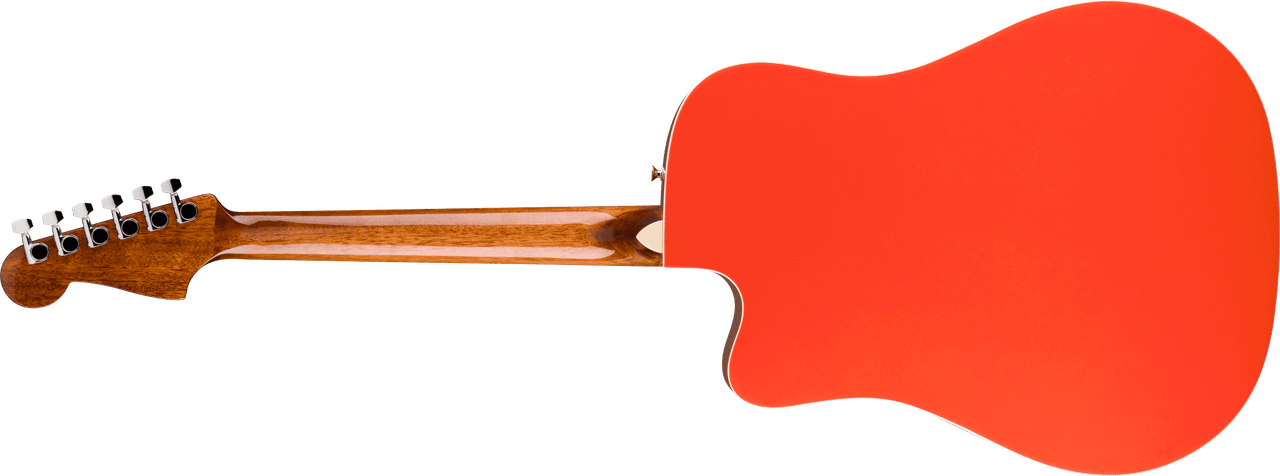 Fender California Standard Redondo CE, Spruce Top, Ivory Pickguard, Fiesta Red | Musician Madness