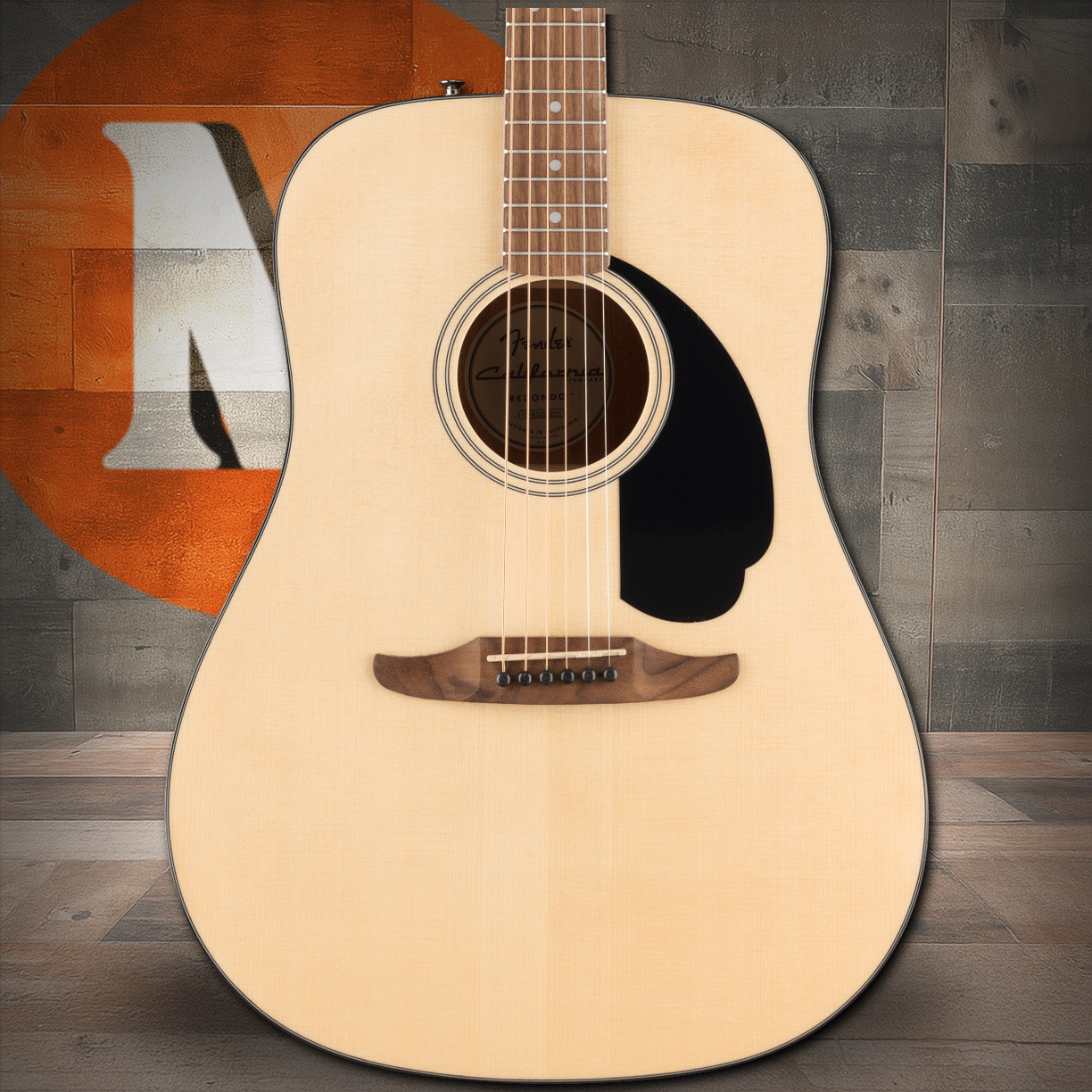 Fender California Standard Redondo, Spruce Top, Black Pickguard, Natural | Musician Madness