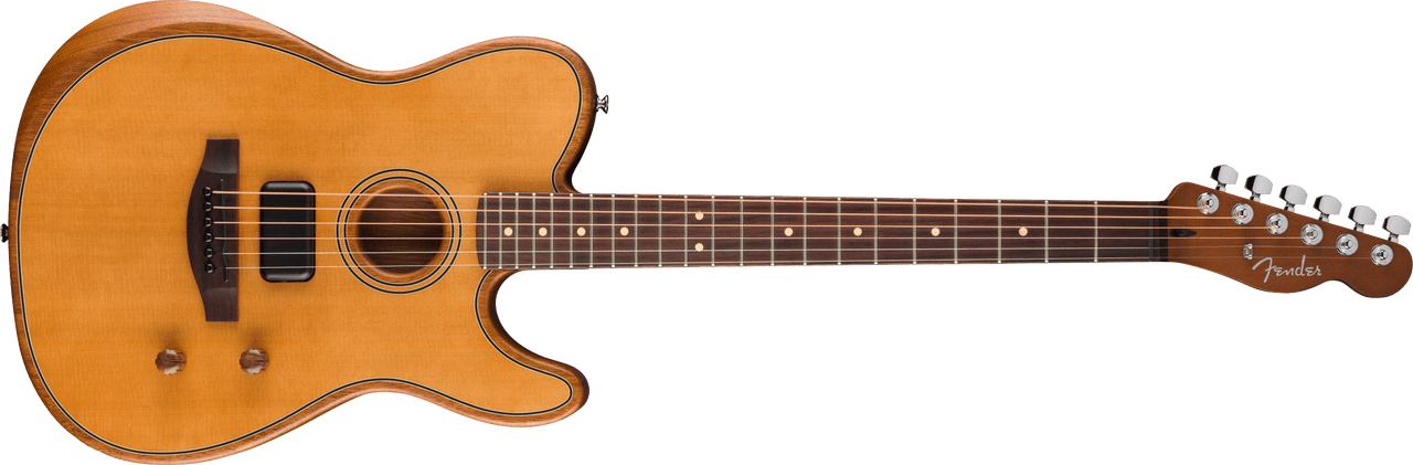 Fender Acoustasonic Standard Telecaster Aged Natural | Musician Madness