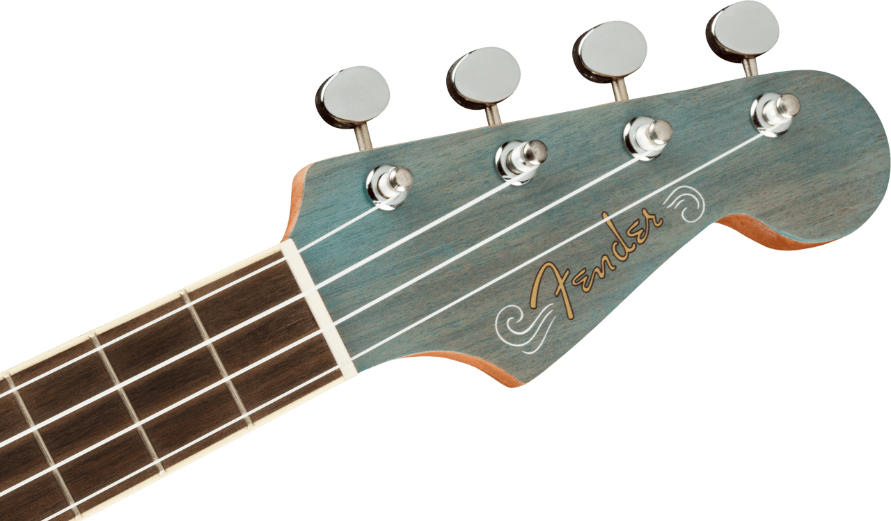 Fender Dani Harrison Uke, Walnut Fingerboard, Turquoise | Musician Madness