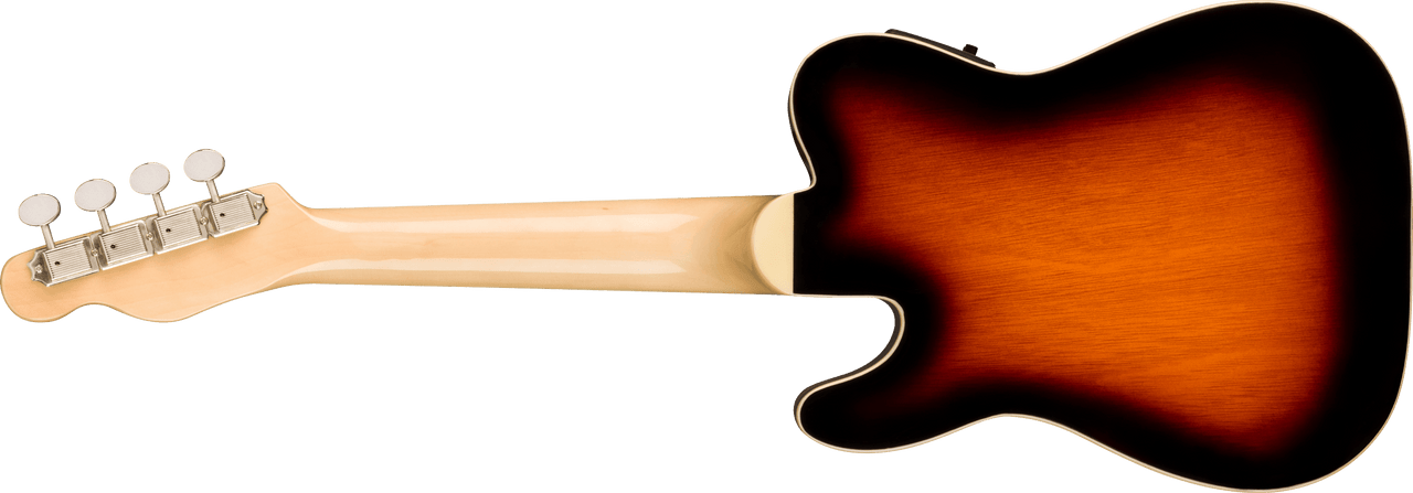 Fender Fullerton Tele Uke, Walnut Fingerboard, White Pickguard, 2-Color Sunburst | Musician Madness