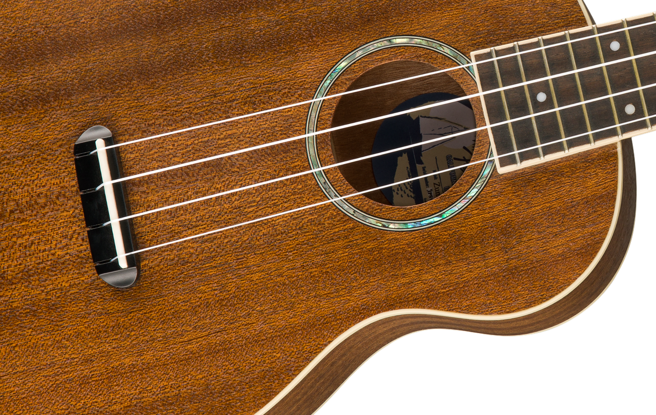 Fender Zuma Concert Ukulele, Walnut Fingerboard, Natural | Musician Madness