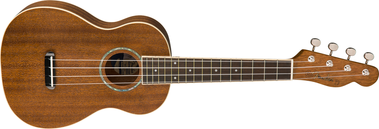 Fender Zuma Concert Ukulele, Walnut Fingerboard, Natural | Musician Madness