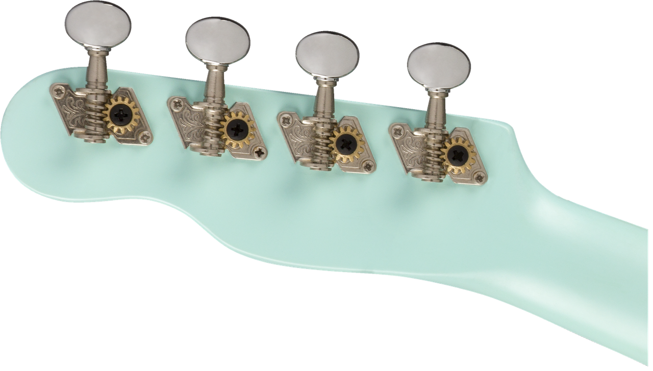 Fender Venice Soprano Uke, Walnut Fingerboard, Daphne Blue | Musician Madness