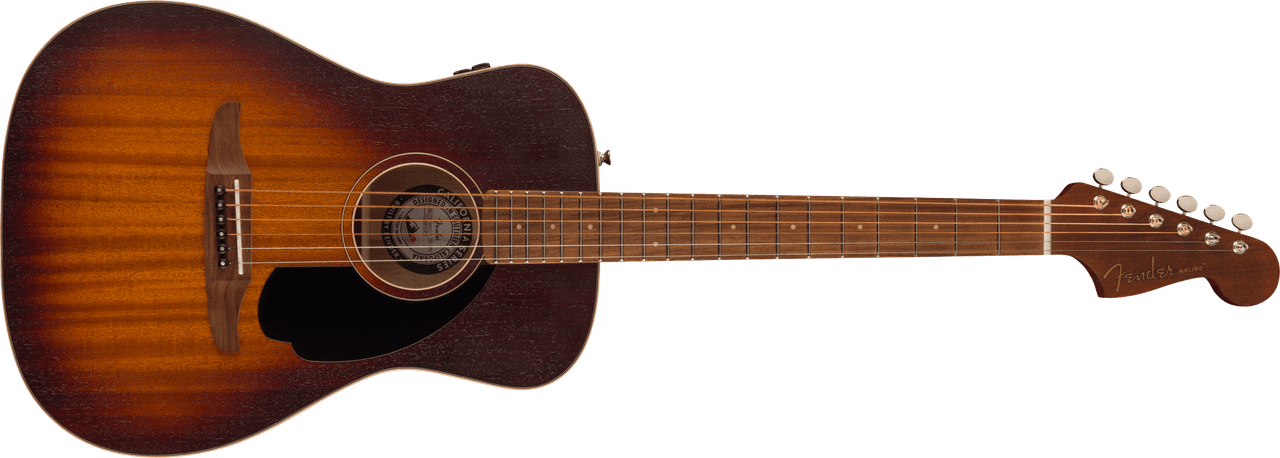 Fender Malibu Special, Pau Ferro Fingerboard, Black Pickguard, Honey Burst | Musician Madness
