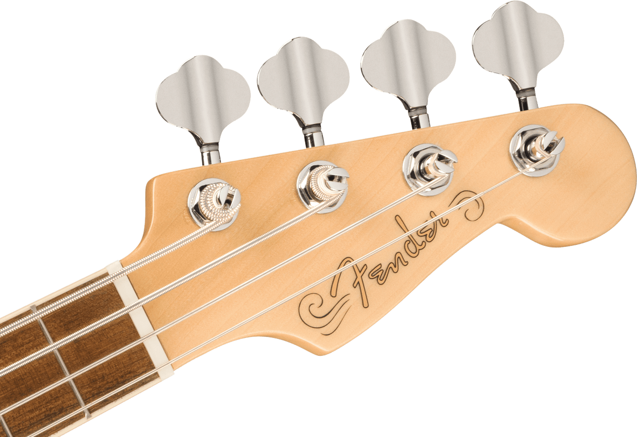 Fender Fullerton Precision Bass Uke, Walnut Fingerboard, Tortoiseshell Pickguard, 3-Color Sunburst | Musician Madness
